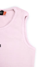 M//T Ribbed Singlet - Washed Pink