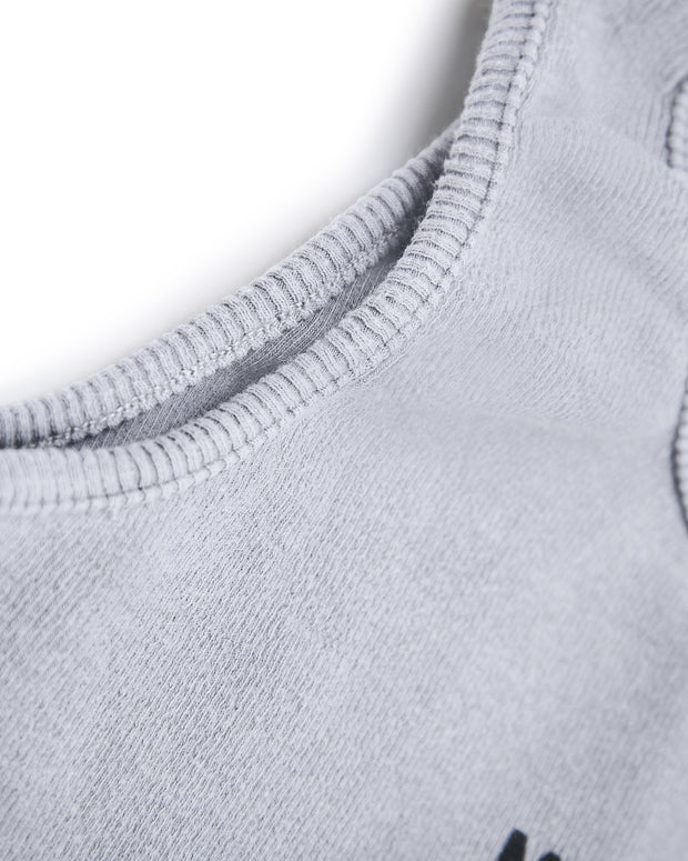 M//T Ribbed Singlet - Washed Grey