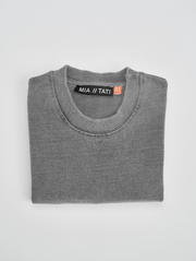 M//T Drop Shoulder Oversized T-Shirt - Washed Charcoal