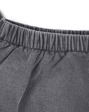 M//T Half Zip Funnel Neck Sweatshirt - Washed Charcoal