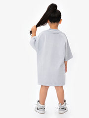 M//T Drop Shoulder Oversized T-Shirt - Washed Grey