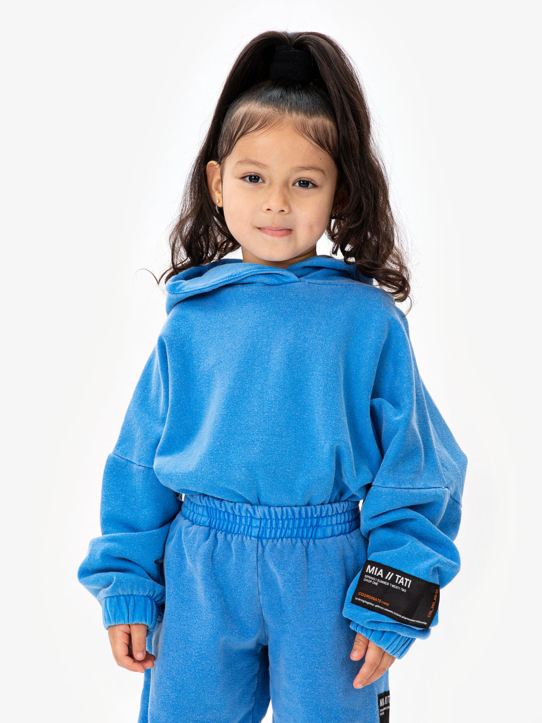 M//T Drop Shoulder Hoodie - Washed Blue – Mia & Tati